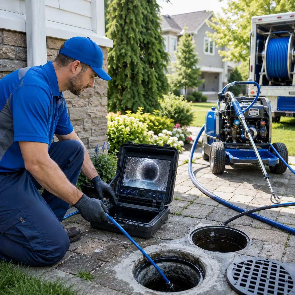 Outdoor drain cleaning professionals serving Hillsborough, NJ